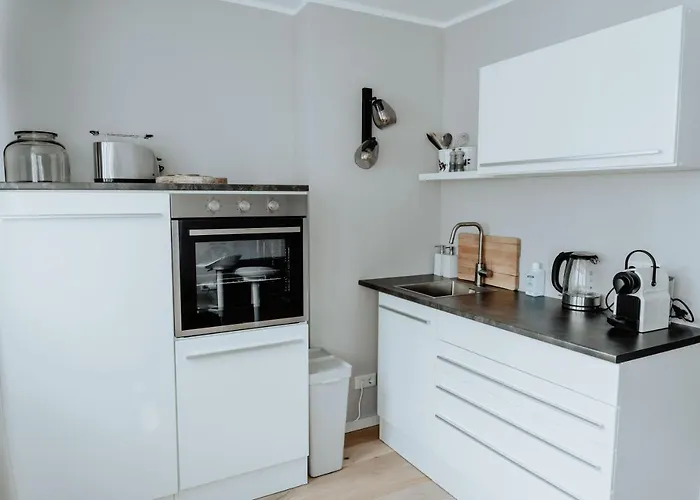 2-Zimmer City Apartment 57M² Mit King Size Bett Und Kueche