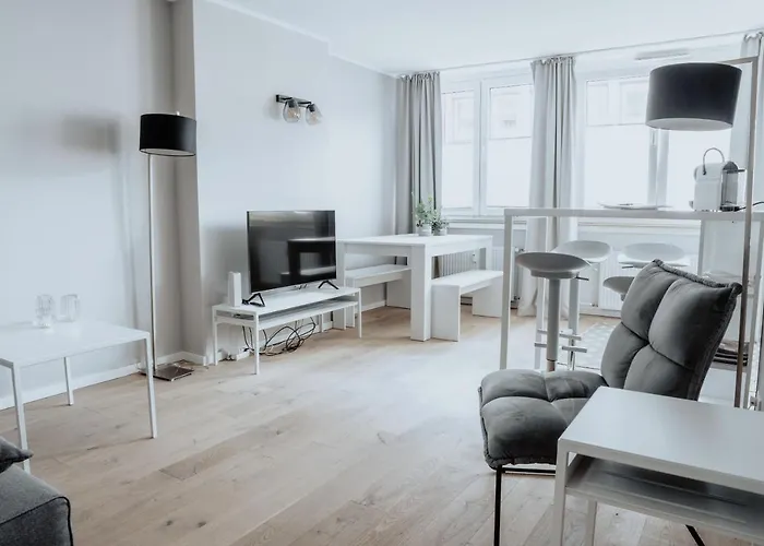 2-Zimmer City Apartment 57M² Mit King Size Bett Und Kueche